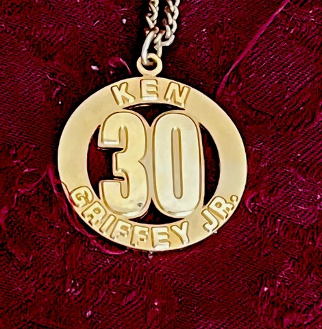 KEN GRIFFEY JR. #30 Gold Rope Chain 22”, Seattle Mariners MLB HOF’er Cover