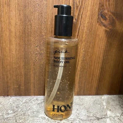 Victoria's Secret Pink HONEY OIL NOURISHING Body Oil with Pure Honey 8 oz New - Image 1 of 4