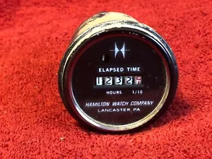 RELOJ HAMILTON CO MEDIDOR DE HORAS DE VUELO P/N 5621A - Imagen 1 de 7