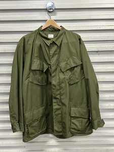 NOS COAT MANS COTTON W/R RIP STOP POPLIN OG 107 CLASS 1 ALLEN OVERALL 1969 XL RG - Picture 1 of 12