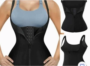 US Women Vest Waist Trainer Cincher Body Shaper Tummy Control Underbust Corsets - Picture 1 of 7