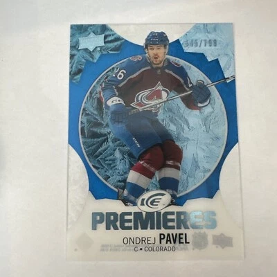 2023-24 Upper Deck Ice #178 Ondrej Pavel Blue #/799 - Image 1 of 2