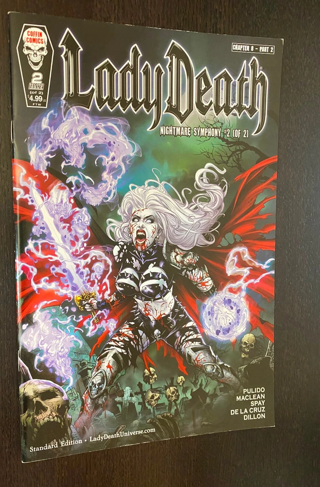 LADY DEATH Nightmare Symphony #2 (Coffin Comics 2021) -- Bad Girl -- Read - Image 1 of 3