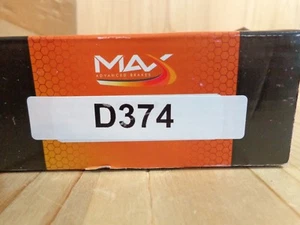 Ceramic Disc Brake Pads D374 Max Advanced 4 Pieces in Box 2nd Generation Formula - Picture 1 of 4