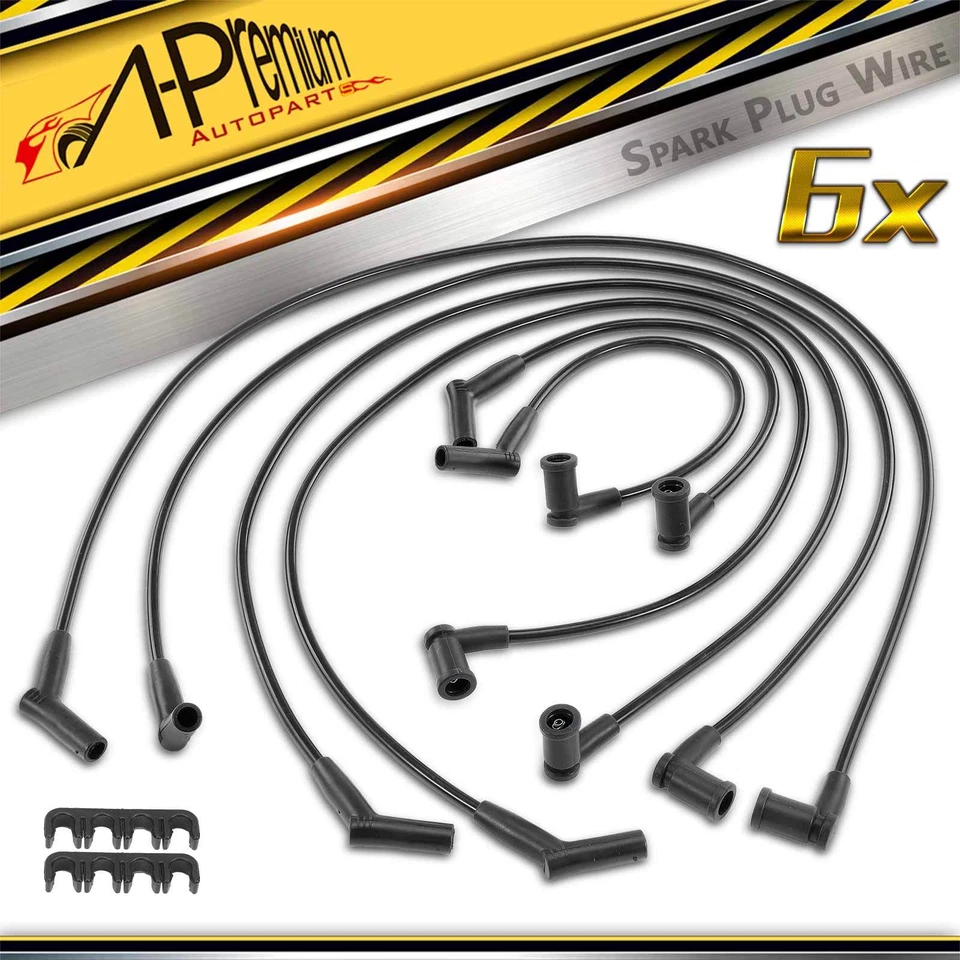 Juegos de 6 cables de bujías para Ford Freestar 2004-2005 Mercury Monterey 2004-2006 Foto 1 de 4