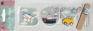 Adesivi 3D Jolee's Boutique Title Waves vintage a tema RAGAZZO 81382 spedizione veloce GRATUITA - Foto 1 di 1
