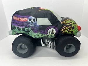 Monster Jam Grave Digger Plush Monster Truck Soft Plush Pillow Toy With Tag 2015 - Picture 1 of 10
