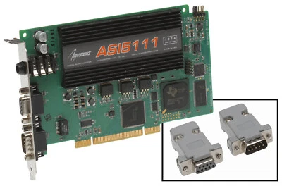 AudioScience ASI5111 F0 Broadcast Sound Card Balanced Analog w/ Mic Preamp & DB9 - Image 1 of 4