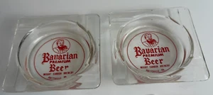 Lote de 2 bandejas de cenizas de carbono con montaje de cerveza premium bávara Pottsville PA - Imagen 1 de 10