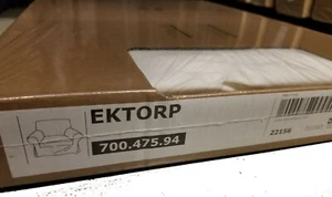 IKEA Covers for EKTORP Armchair BLEKINGE WHITE Slipcovers Cotton Xmas - Picture 1 of 4