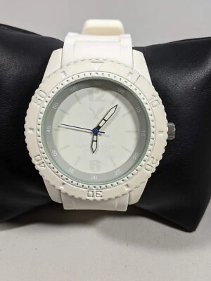 American Eagle White Dial Round Case 49 mm White Rubber Band Watch  - Image 1 of 4