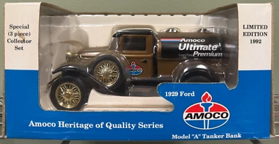 Banco de monedas camión cisterna Liberty Classics Amoco Gold 1929 Ford modelo "A" Foto 1 de 3