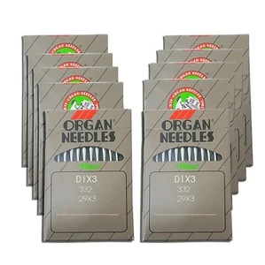 100 ORGAN 29X3, 332, DIX3 3741 ÁGUILA 30 CLASE PARCHE DE ZAPATOS AGUJAS DE COSER - Imagen 1 de 1