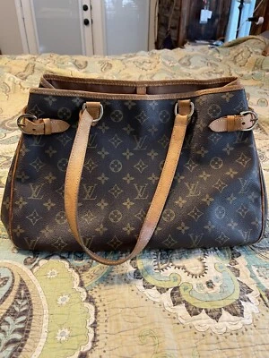 Bolsa de ombro Louis Vuitton Batignolles monograma lona marrom - Imagem 1 de 4