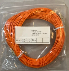 Patch Cord 20M LC/LC Multimode Duplex 62.5/125 - Picture 1 of 5