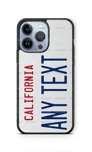 California State Custom License Plate Phone Case for iPhone Samsung Google gift - Picture 1 of 11