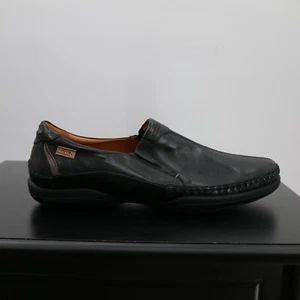 Pikolinos San Telmo M1D-6032 Loafers Mens Size 10-10.5 Black Leather Flat Shoes - Picture 1 of 13