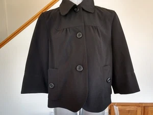 NWT Larry Levine Lined Stretch Jacket Medium Black - Picture 1 of 12