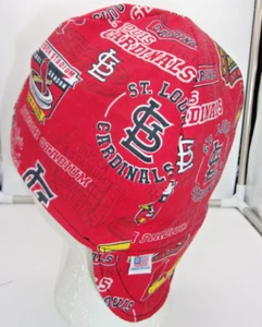 MLB St Louis Cardinals Custom Made Construction, Welder, Pipe-fitter, Biker Hat - Picture 1 of 5