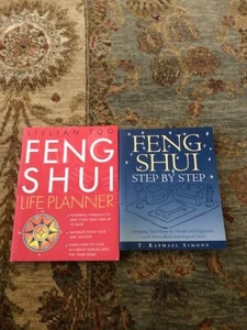 (2) FENG SHUI Step by Step Book by T. Raphael Simons & Life Planner SOFT COVERS - Picture 1 of 9