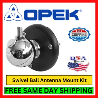 OPEK AM-601L Swivel Ball Antenna Mount 3" Locking Plate; Lug Termination Pack - image 1 of 4