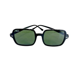 Occhiali da sole Ray Ban RB1973 SQUARE II 901/31 montatura nera lenti verdi 53 20 140 3N - Foto 1 di 15