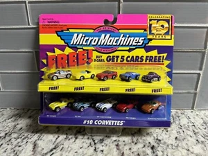 NEW 1996 Galoob Micro Machines Corvettes 10th Anniversary #10 Car Bonus Pack - Picture 1 of 4