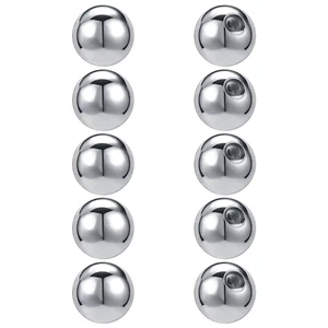 5-50Pcs 16G Stainless Steel Piercing Screw Replacement Ball Rose Gold Plated Ear - Picture 1 of 13