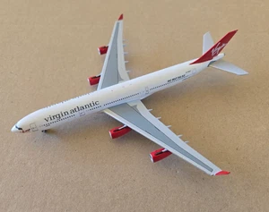 1:400 Airbus A340-300 Virgin Atlantic G-VSKY AeroClassics - Picture 1 of 4