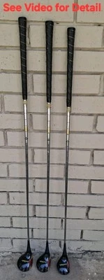 NEAR MINT Slazenger Jack Nicklaus Persimon   Wood Set  1W 2W 3W MADE IN ENGLAND - Image 1 of 4