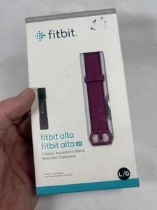 Fitbit Alta HR and Fitbit Alta Wristband Straps Size Large Plum - Picture 1 of 4