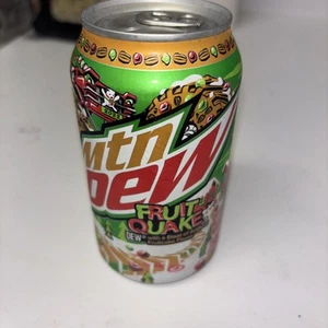 NEW Unopened Mountain MTN Dew Fruit Quake Christmas 2022 Soda 1ea 12 Oz Can - Picture 1 of 1