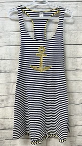 Large Sperry Damen Maiden Voyage Racerback Badeanzug Cover Up Kleid Anker - Bild 1 von 8