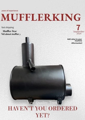 Silenciador de escape 3053795 305-3795 se adapta a Caterpillar 140H calidad OEM Foto 1 de 2