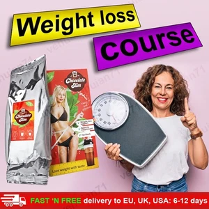 Chocolate Slim Weight Loss Course Protein Dry Drink 100g 100% Original - Picture 1 of 11