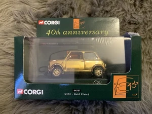 Corgi Gold Plated Mini Model 1:36 Scale 40th Anniversary Edition 04501 - Picture 1 of 2