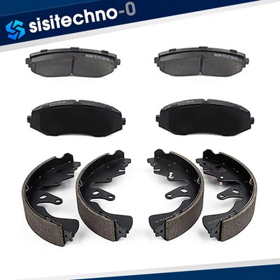 Pastillas de freno delanteras y traseras zapatas de tambor para Suzuki Grand Vitara 2006-2008 Foto 1 de 2