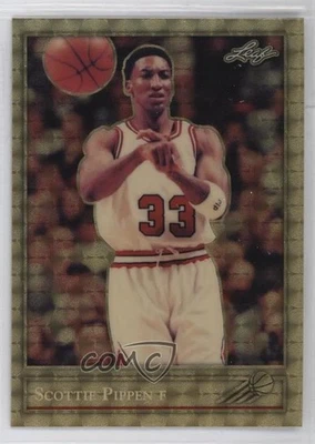 2019 Leaf National Convention Gold Super Prismatic 1/1 Scottie Pippen HOF 7m4 - Imagem 1 de 3