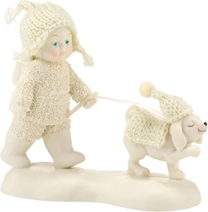 Department 56 Snowbabies “Dog Days of Winter” Porcelain Figurine NEW NIB - Picture 1 of 5