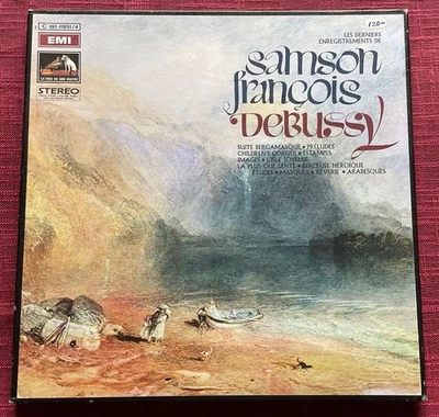 SAMSON FRANCOIS "Debussy Piano" His last recording Ed1 HMV FRANCE-1971 4-LPs NM- - Image 1 of 4