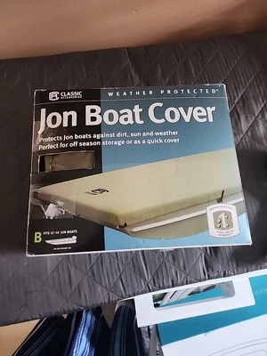 Waterproof Jon Boat Cover, 12'-14' WEATHER PROTECTED 20-213-041401-00 NIOB - Image 1 of 4