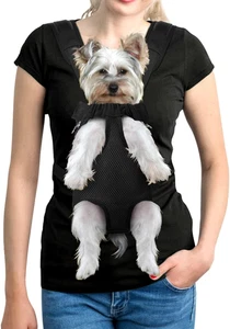 Mochila porta mascotas ajustable YUDODO para perros y gatos pequeños a medianos - Imagen 1 de 7