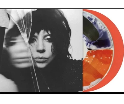 Lady Gaga - Mayhem (Liquid Filled Orange And Black Split Vinyl 2LP) - NEW - Image 1 of 4