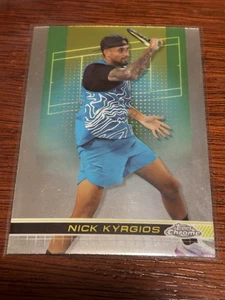 Tarjeta base tenis cromada Nick Kyrgios - 2024 Topps #187 - Imagen 1 de 1