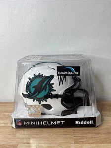 CHRISTIAN WILKINS MIAMI DOLPHINS SIGNED LUNAR ECLIPSE MINI HELMET - Picture 1 of 5
