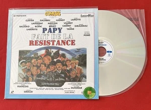 PAPY FAIT DE LA RÉSISTANCE 1994 PAL VERSION FRANÇAISE TRÈS BON ÉTAT LASERDISC - Picture 1 of 8
