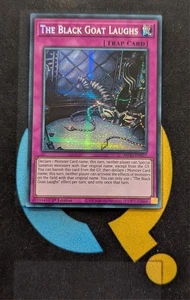 MP25-EN057 The Black Goat Laughs Prismatic Secret Rare 1st Edition YuGiOh Card - Picture 1 of 3
