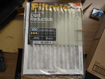Filtrete Clean Living Dust Reduction HVAC Furnace Air Filter, 300 MPR - Image 1 of 4