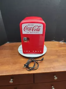 Coca-Cola Small Koolatron Red Electric Refrigerator AC 110W Model KWC-4 2012 WRK - Picture 1 of 4