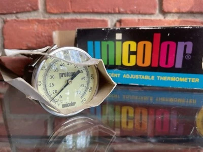 Termômetro Protemp unicolor gato 348 laboratório fotográfico ajustável luminescente vintage - Imagem 1 de 3